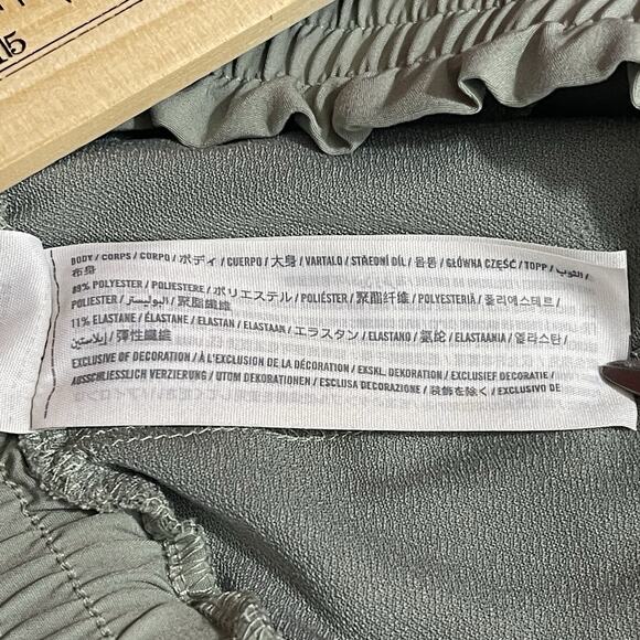 Abercrombie & Fitch Shorts Women Small Green Traveler Short Cargo Drawstring - Picture 9 of 10